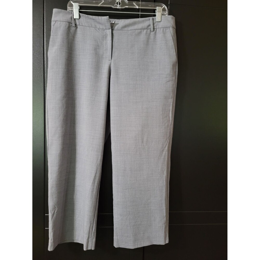 J. Jill Light Gray Womens Dress Pants 100% Wool